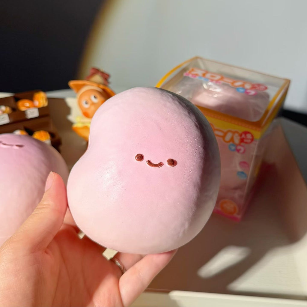 Pink Red Bean Squishy