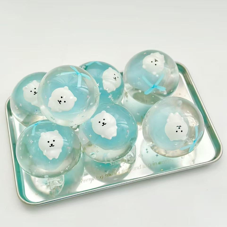 Icy Polar Bear Crystal Ball