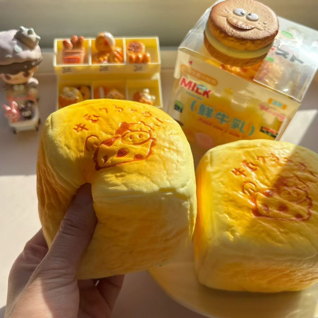Thick Cow Toast Squishy