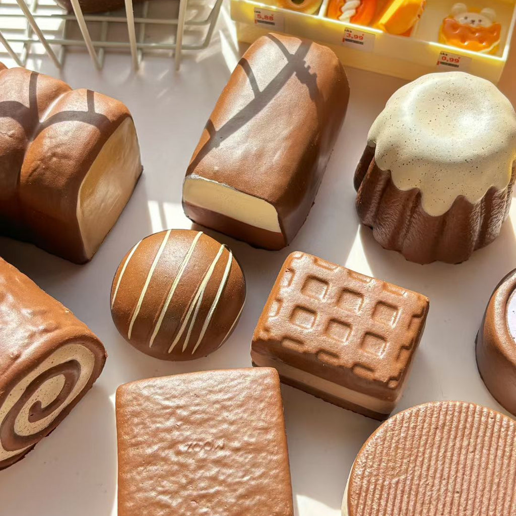 Assorted Chocolate Pastries Squishy (Random)