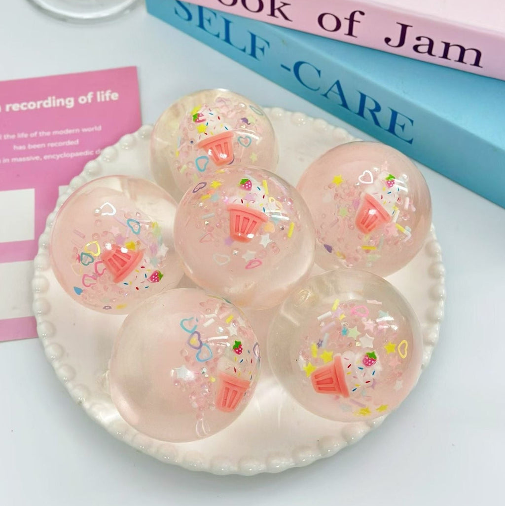 Strawberry Ice Cream Crystal Ball