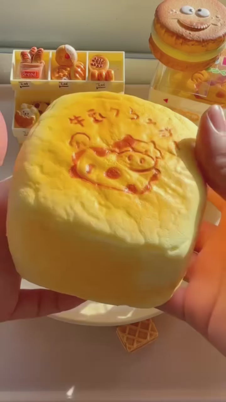 Thick Cow Toast Squishy